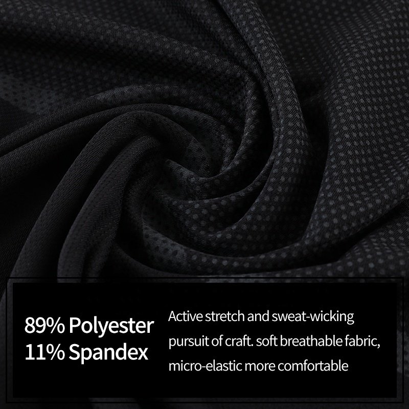 Custom Logo Sports Breathable Polyester Spandex Tops Men's T Shirt