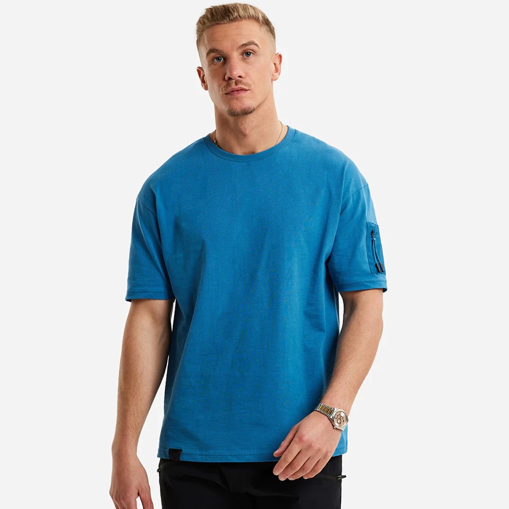 OEM Low moq blank t-shirt 180 gsm cotton oversize solid color Crewneck men's t-shirts with your logo
