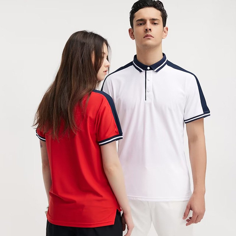 High Quality Men Golf Polo Polyester T Shirt Custom Logo Men's Quick Dry Polo T Shirts