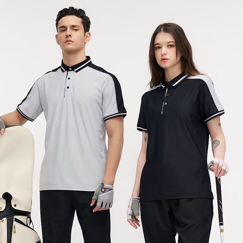High Quality Men Golf Polo Polyester T Shirt Custom Logo Men's Quick Dry Polo T Shirts