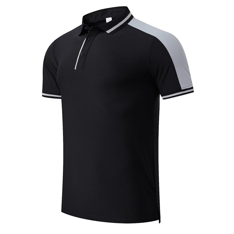 High Quality Men Golf Polo Polyester T Shirt Custom Logo Men's Quick Dry Polo T Shirts