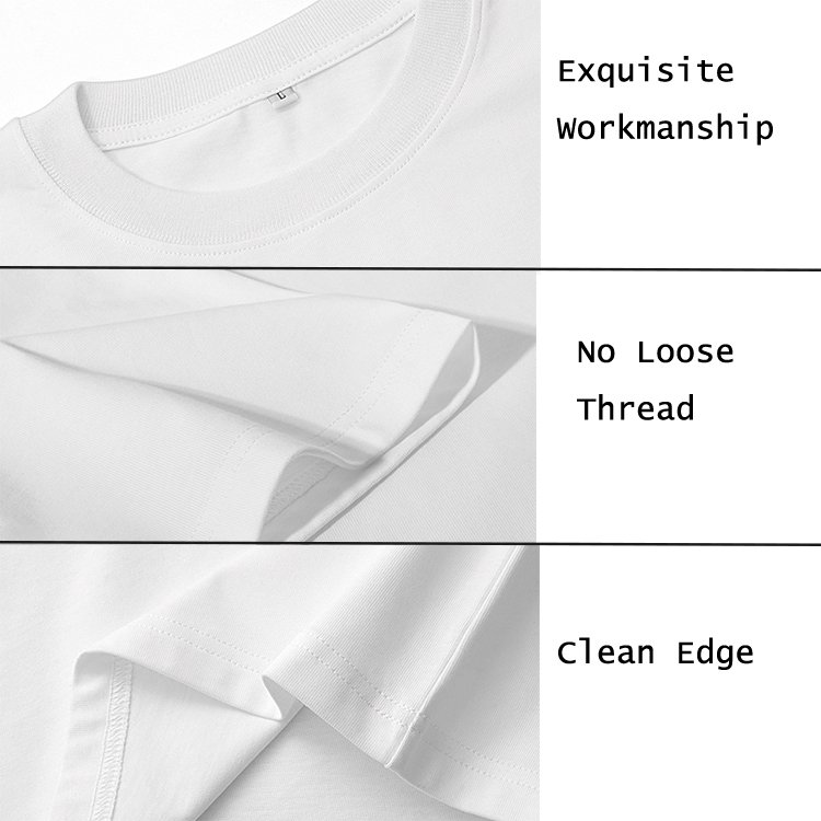 men's plus size drop shoulder 100% heavy cotton street wear luxury plain high quality custom printing short sleeve t shirt