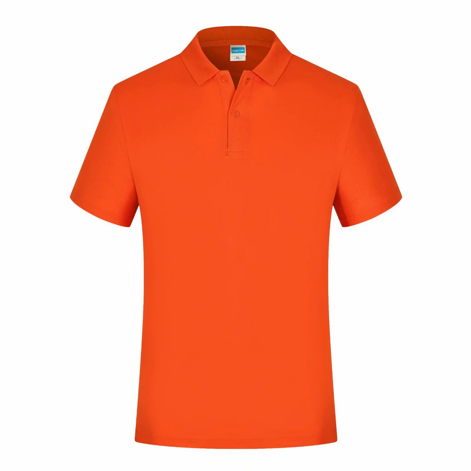 Summer lapel polo advertising culture shirt printed logo round neck t-shirt fixed work clothes work clothes men's polo shirts