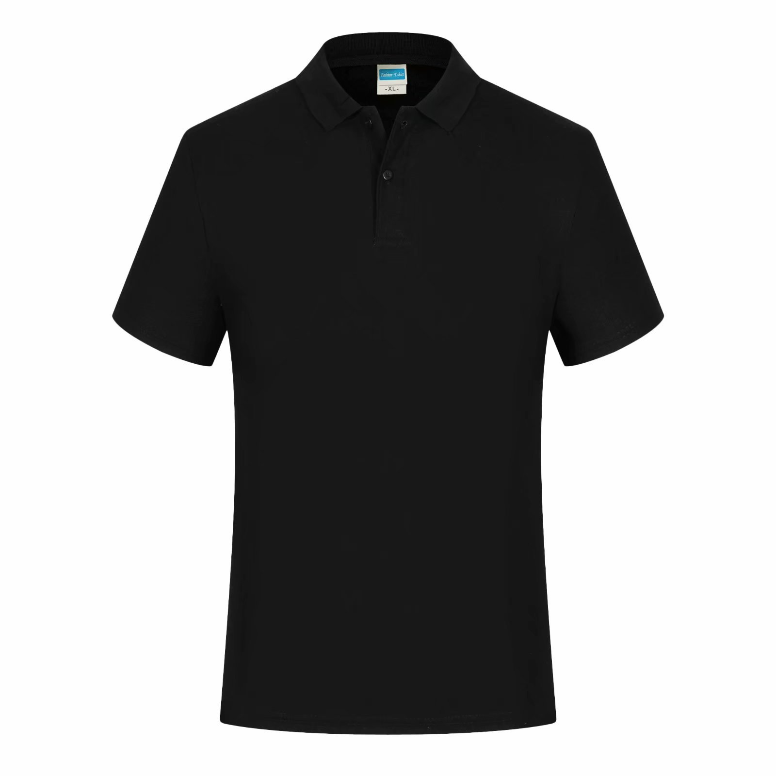 Summer lapel polo advertising culture shirt printed logo round neck t-shirt fixed work clothes work clothes men's polo shirts