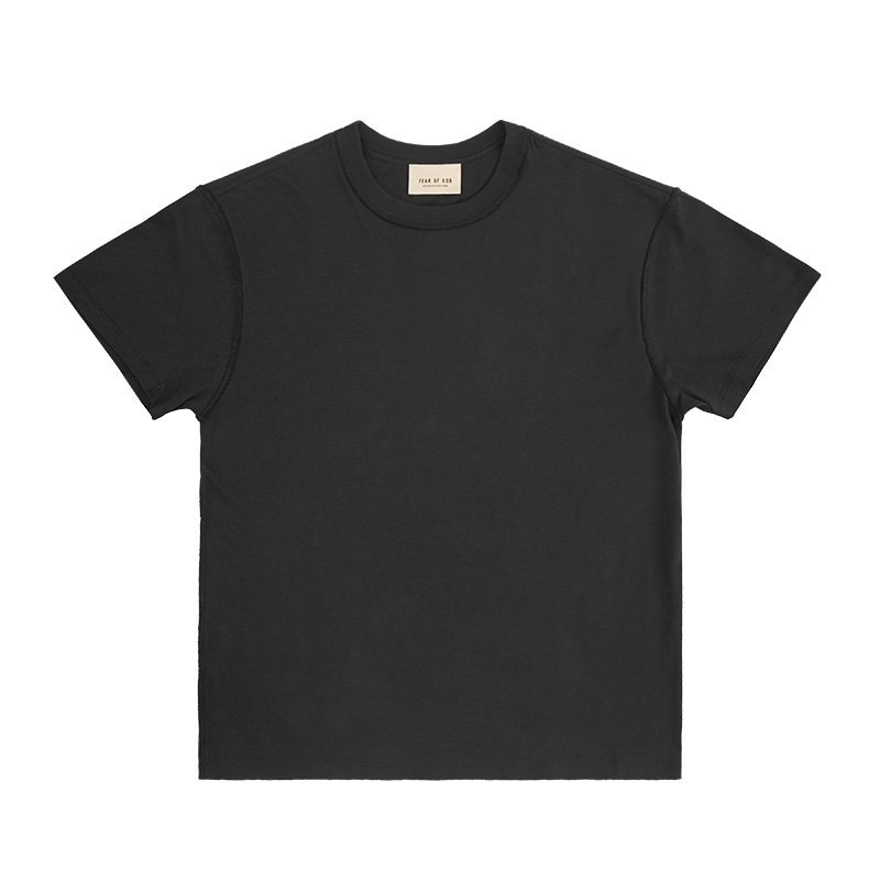 new design luxury quality cotton loose fit little drop shoulder brand blank men t shirt oversized