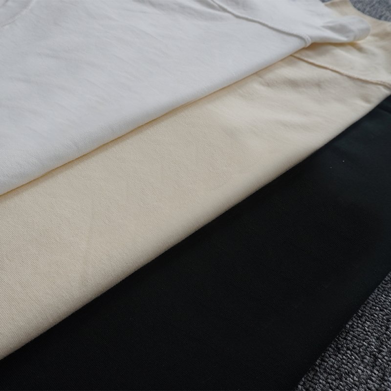 new design luxury quality cotton loose fit little drop shoulder brand blank men t shirt oversized