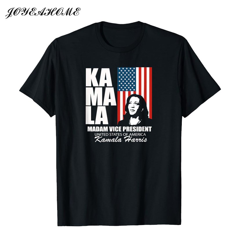 Custom Kamala Harris t-shirt 2024 USA Presidential Election T-Shirt Men's and Women's Printed 3D Pattern T-shirts