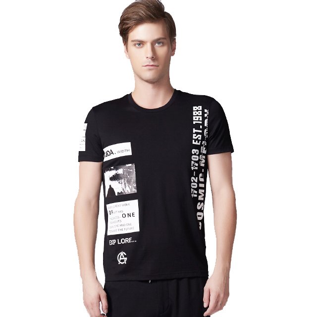 Men's heavy weight branded t-shirts plain overruns packaging t shirts plane 140 gsm 100% cotton bedruck backwoods tshirts