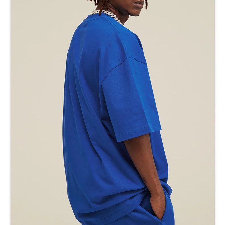 heavyweight plus size men's t-shirts oversized screen print t-shirt