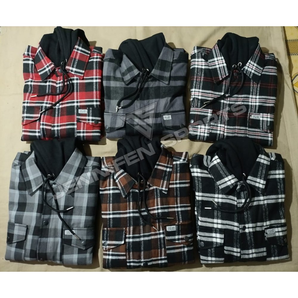 New Style Men's 100% Flannel Cotton Long Sleeved Shirt Daily Plaid Shirt Middle Aged And Younger Shirt