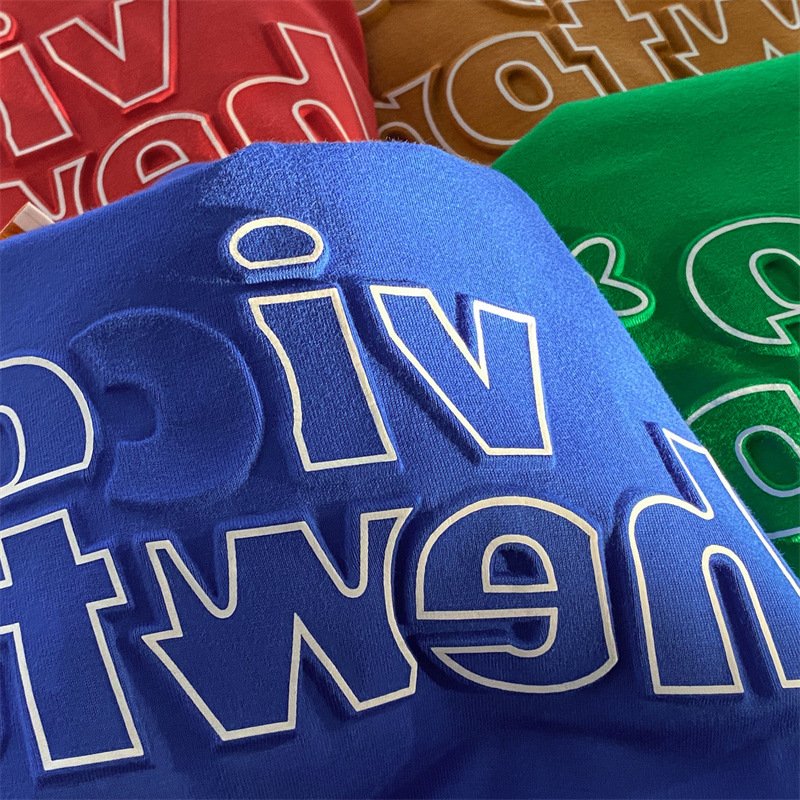 Wholesale Cotton Outdoor 3D Embossed short sleeve Custom 3D Puff Print Plain T Shirt Foam Screen Plus Size Men's T-Shirts