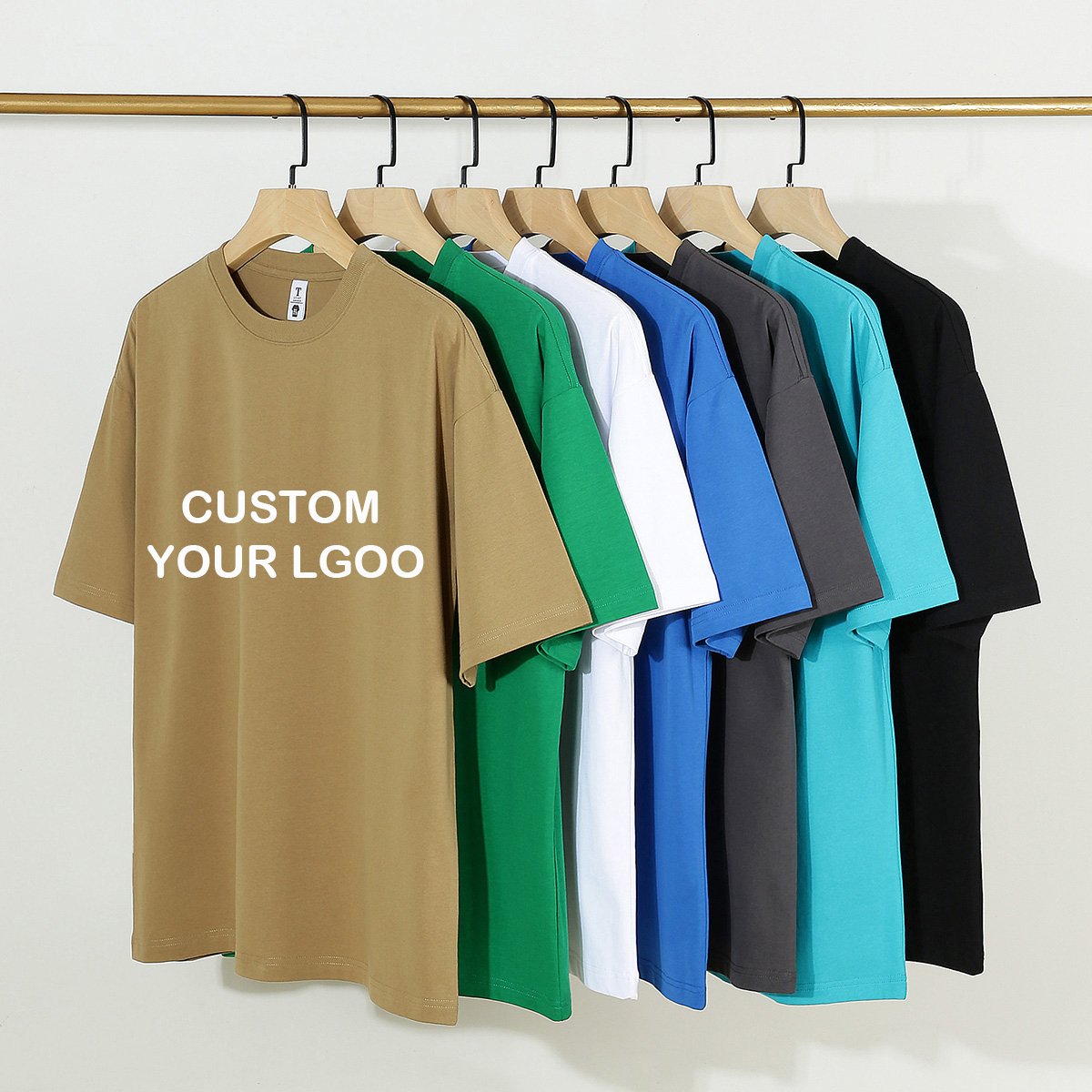 Manufacturer Wholesale Custom Logo Plain Tshirt Oversize Men's T-shirts 100% Cotton Blank T Shirt for Men