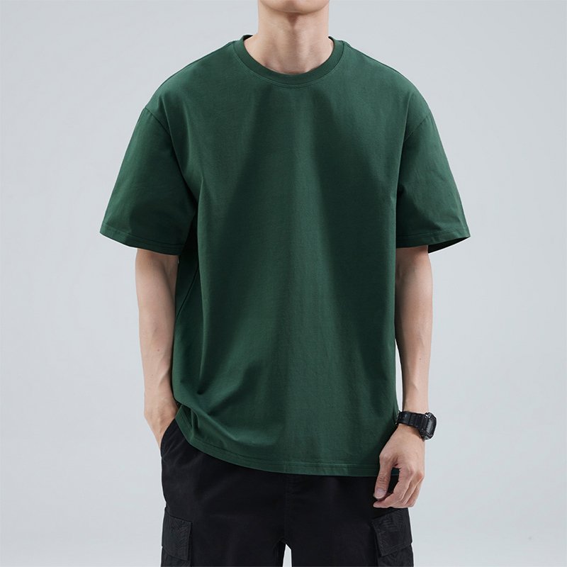 Manufacturer Wholesale Custom Logo Plain Tshirt Oversize Men's T-shirts 100% Cotton Blank T Shirt for Men