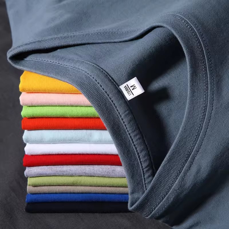 100% Cotton plus size men's t-shirts tshirts with logo custom logo printed plain t shirt custom t shirt printing blank t-shirt