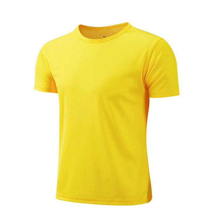 Dry Fit Polyester T Shirt Sublimation Blank T Shirts Custom Printing Tshirt Wholesale Men's T-shirts Plain Black T Shirt For Men