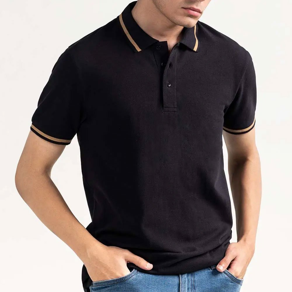 New Sport Men's Polo Shirt High Quality Short Sleeved Pattern Slim Fit Casual Business Polo Shirts