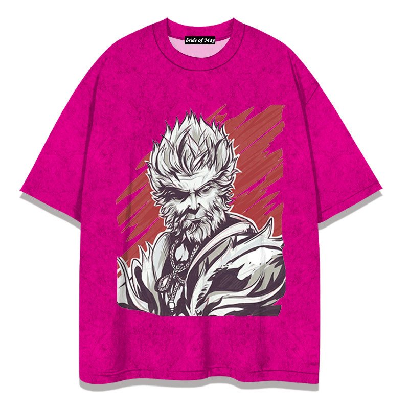 t shirt for men clothes Oversized tshirt Custom Streetwear Black Myth Wukong Mens Print Tees Y2k T Shirts Men's t-shirts