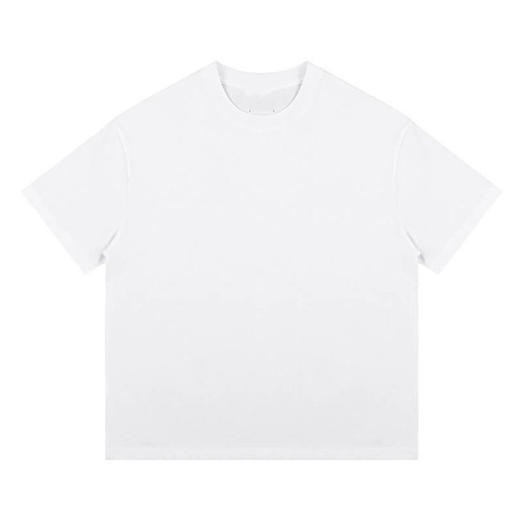 GINWEN OEM Wholesale Heavy Cotton Oversize Mock Neck High Quality Blank Plain Custom Graphic Logo Men T Shirt