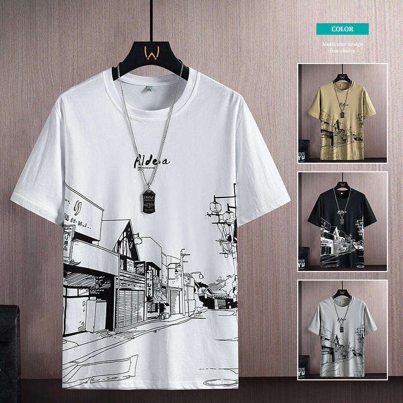 Men's t-shirts are made of 100% cotton high quality printed solid colors and can be custom printed in Mumbai, India