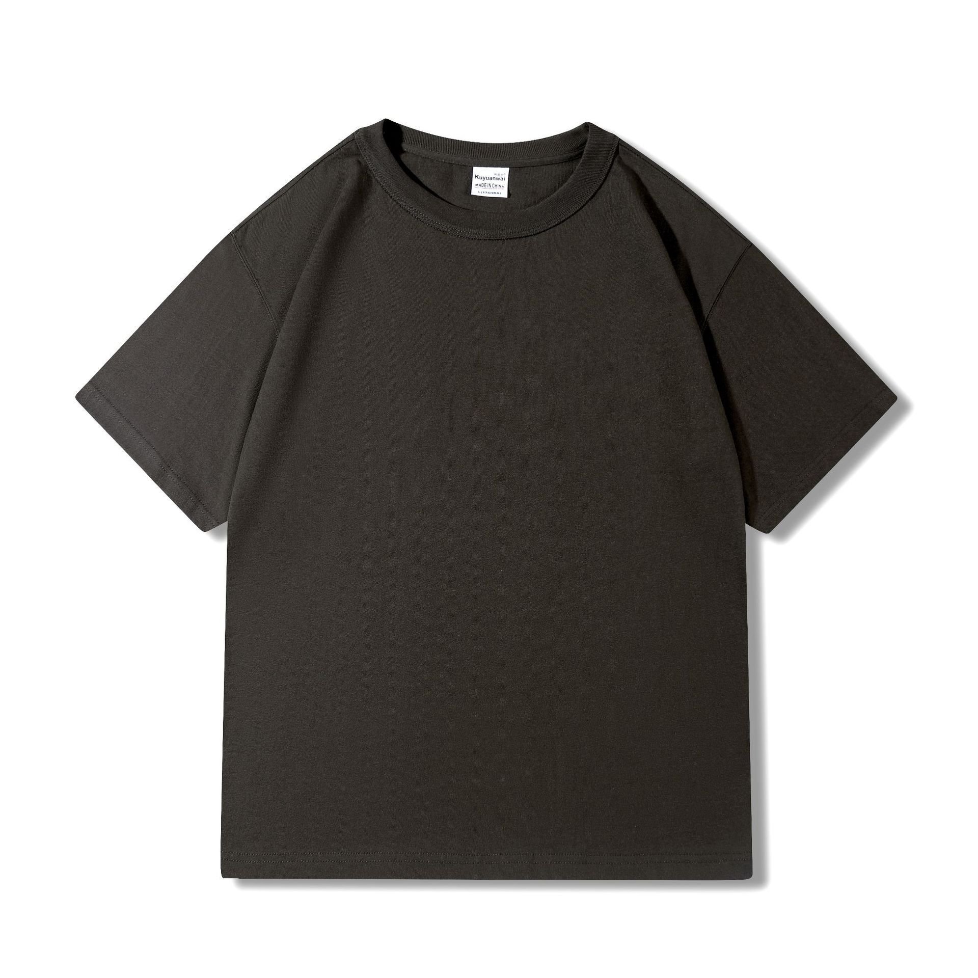 300G Men's T-shirts Blank Plain Heavy Cotton Printed T Shirts Suitable Cotton T Shirt For Men
