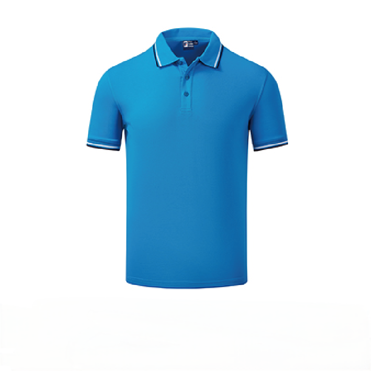 High Quality Customizable Men's Polo Shirts 200g Color Blocked Collar Breathable Wrinkle Resistant Workwear Employee Polo