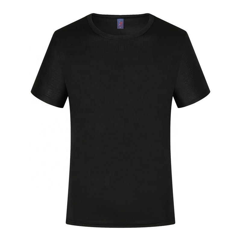 Wholesale hot sale cheap small square quick dry round neck T-shirt men's plus size T-shirt