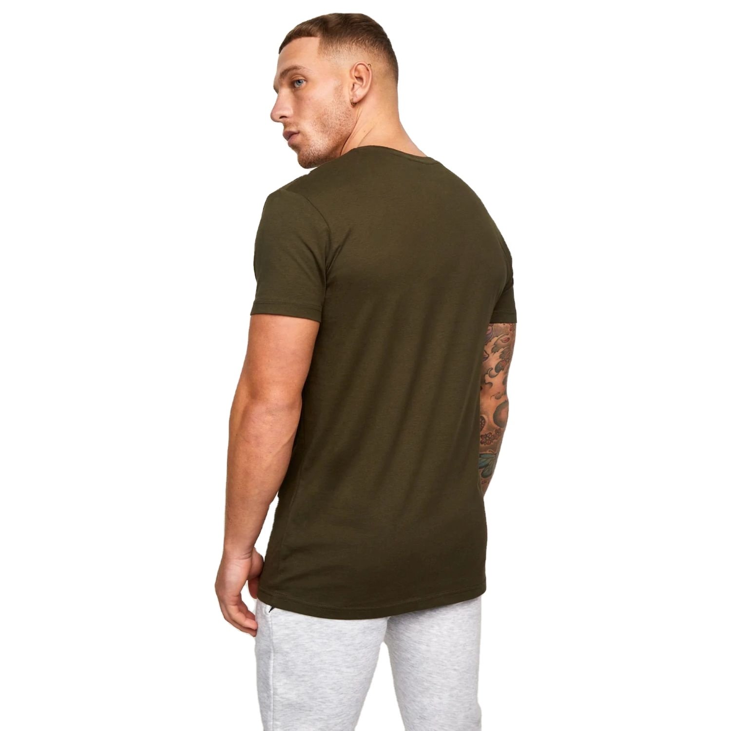 Custom Wholesale Unisex 100% Cotton Foam Print T-Shirt - High Quality Round Neck Oversized Tee for Men
