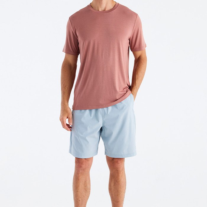 Wholesale 95% bamboo 5% elastic men regular fit t shirts custom logo cool men's T-shirts