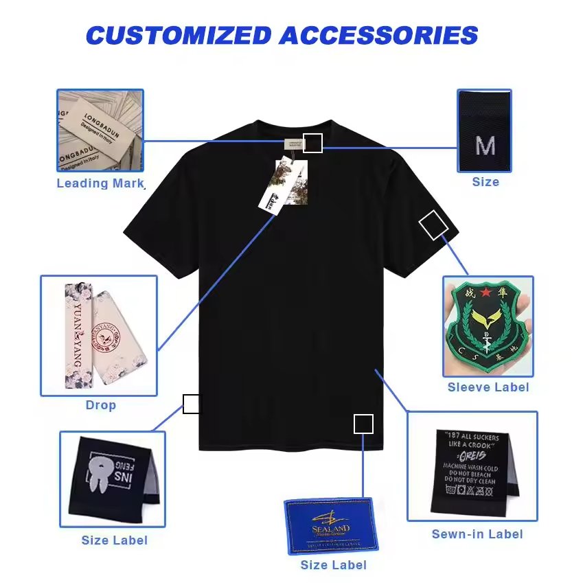 custom heavyweight 100 cotton t shirt custom logo high quality printing unisex short sleeve men's t-shirts