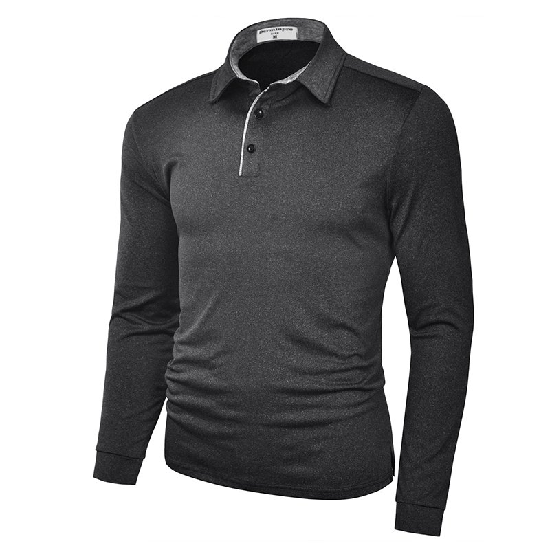 OEM custom design wholesale casual men tops clothing supplier men t shirt Full Sleeve Polo Tee Shirt Hot Sale Custom