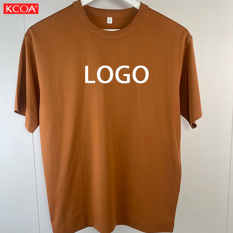 High Quality Luxury Blank Heavy 70 Cotton 30 Polyester T Shirt Oversized Blank Round Neck Tshirt Mens Shoulder T-Shirts