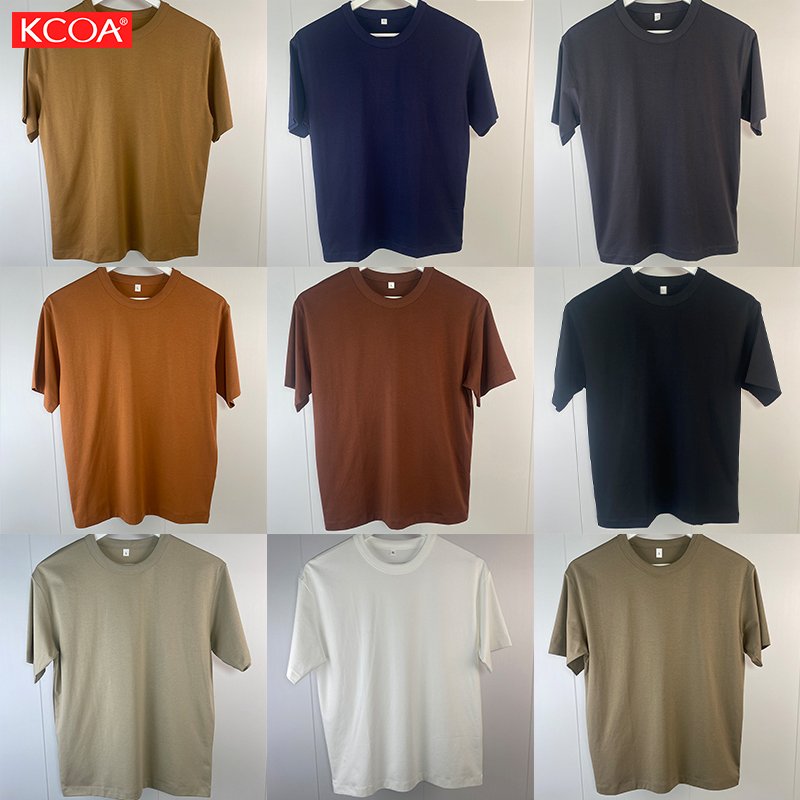 High Quality Luxury Blank Heavy 70 Cotton 30 Polyester T Shirt Oversized Blank Round Neck Tshirt Mens Shoulder T-Shirts