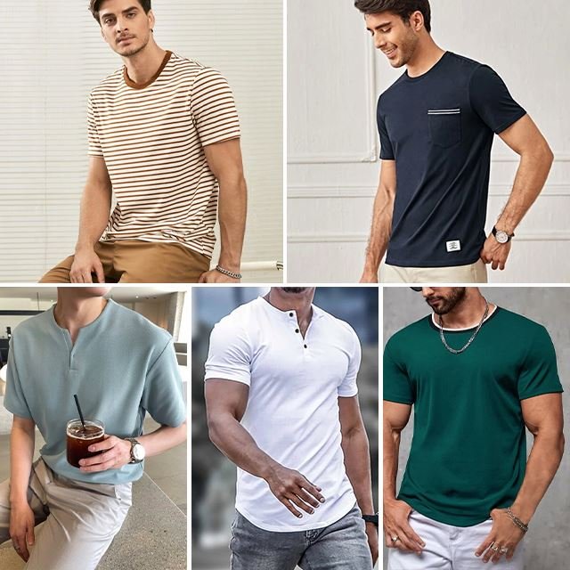 New High quality Hot selling Men's hip-hop T-shirts of good quality loose men's short-sleeved T-shirts factory wholesale
