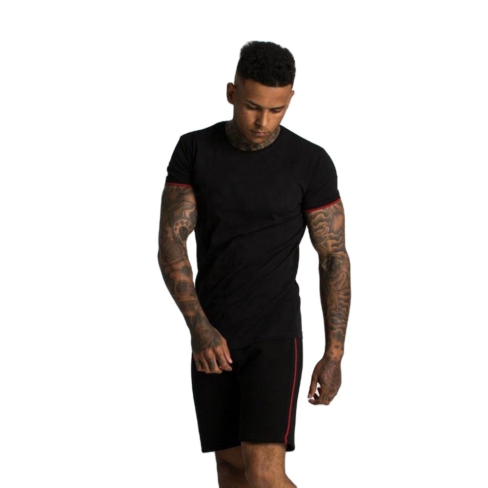 2023 Fashion men's t shirt sets new two piece shorts sets men's hip hop t-shirts by sinewy sports