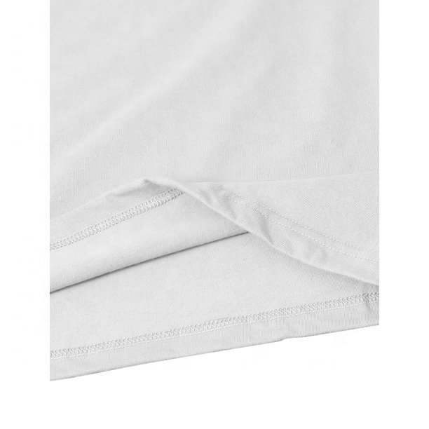 160 gsm 100% cotton short sleeve Plain T-shirt for Heat Transfers DTG Embroidered Logo Screen Printing Custom tagless T shirt