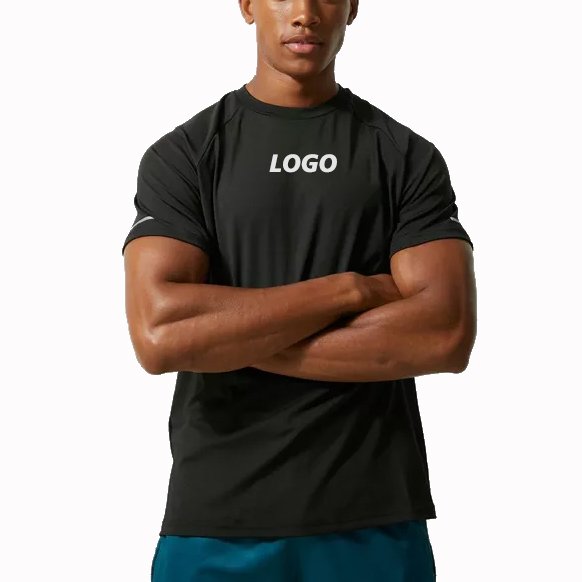 Decheng Custom 100% Cotton Polyester Men Sports T Shirt Custom Oversize Plain Tshirts Customized T-shirt