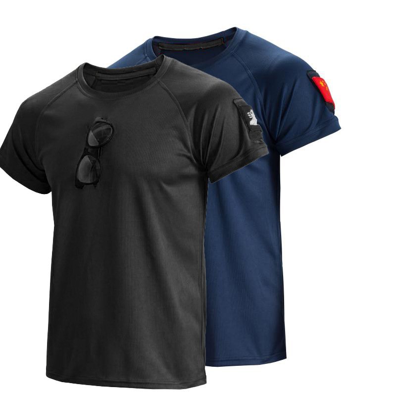 JinTeng Wholesale Quick-drying Men's Large Size Outdoor Round Neck Short-Sleeved Breathable Light Camouflage T-shirt