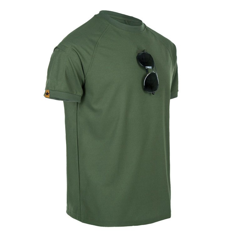 JinTeng Wholesale Quick-drying Men's Large Size Outdoor Round Neck Short-Sleeved Breathable Light Camouflage T-shirt