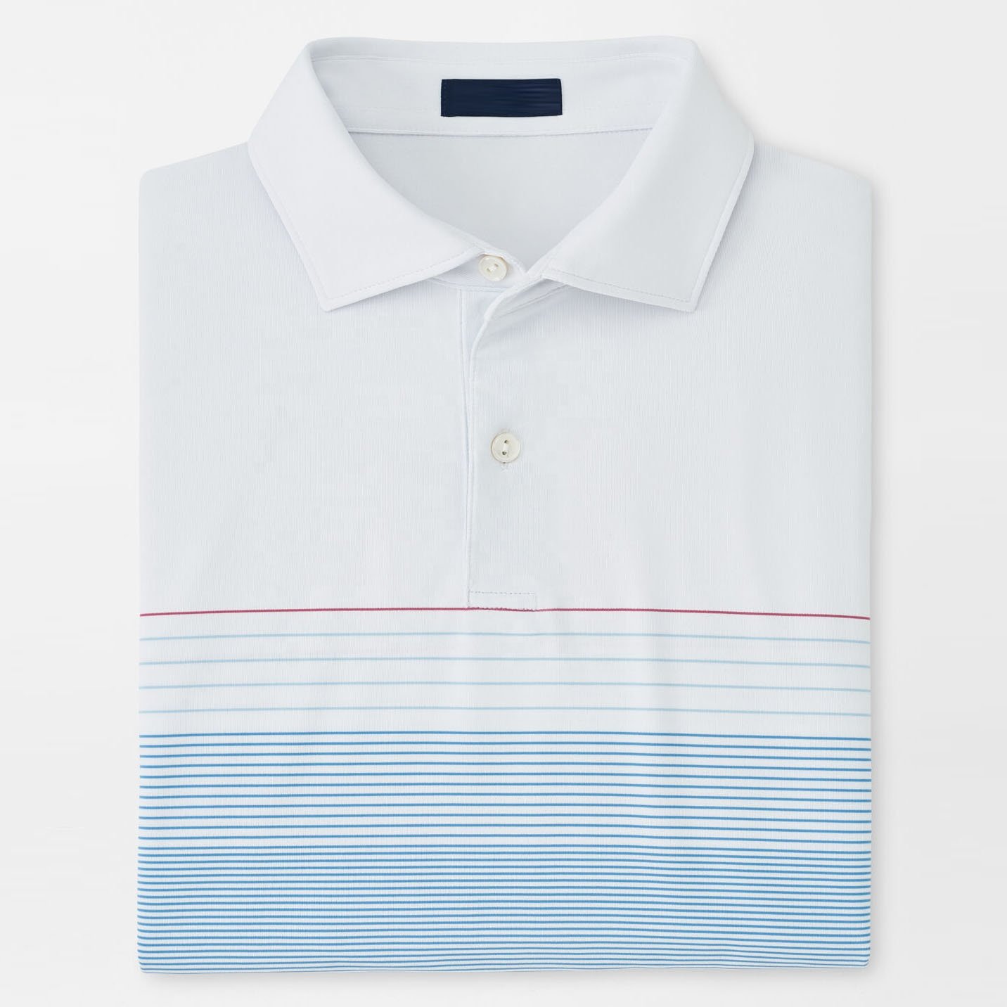 Custom Designer Logo Embroidered Breathable High Quality Polyester Spandex Short Sleeve Casual Striped Men's Golf Polo Shirt
