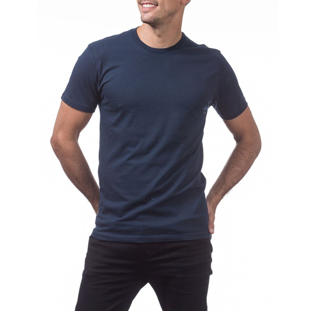 60% Cotton40% Polyester Men's T Shirts - Crew Neck Soft Fitted Tees T Shirts