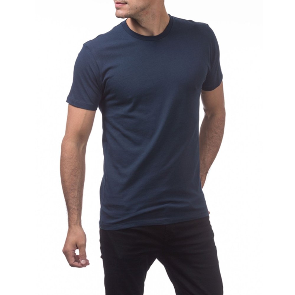 60% Cotton40% Polyester Men's T Shirts - Crew Neck Soft Fitted Tees T Shirts