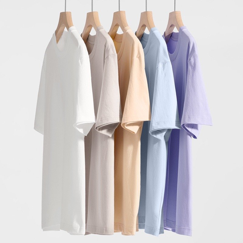 High Quality Cotton polyester mens shirts Blank T-shirts Wholesale Heavyweight Oversized Tshirt Printing Custom Men's T Shirt