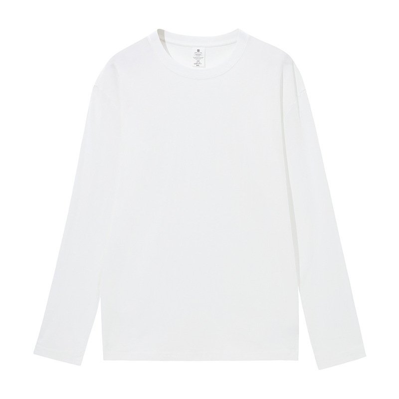 MT2293 Wholesales Custom 230g 100% Cotton Unisex Long Sleeve T-Shirts Plus Size Men's T-Shirts