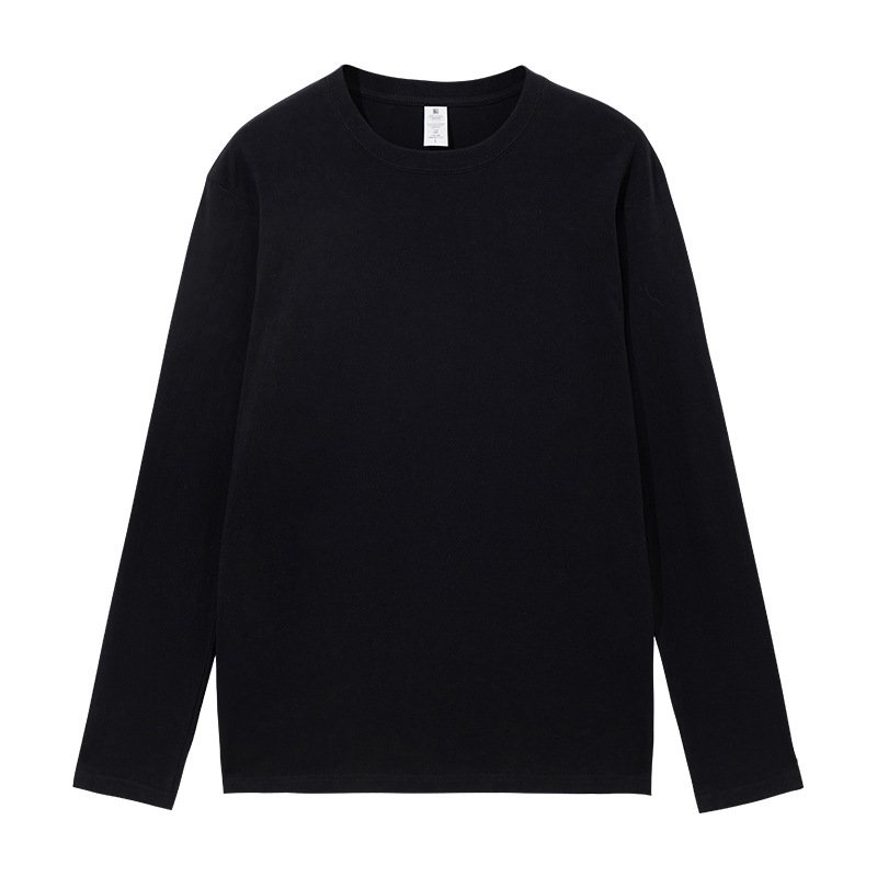 MT2293 Wholesales Custom 230g 100% Cotton Unisex Long Sleeve T-Shirts Plus Size Men's T-Shirts