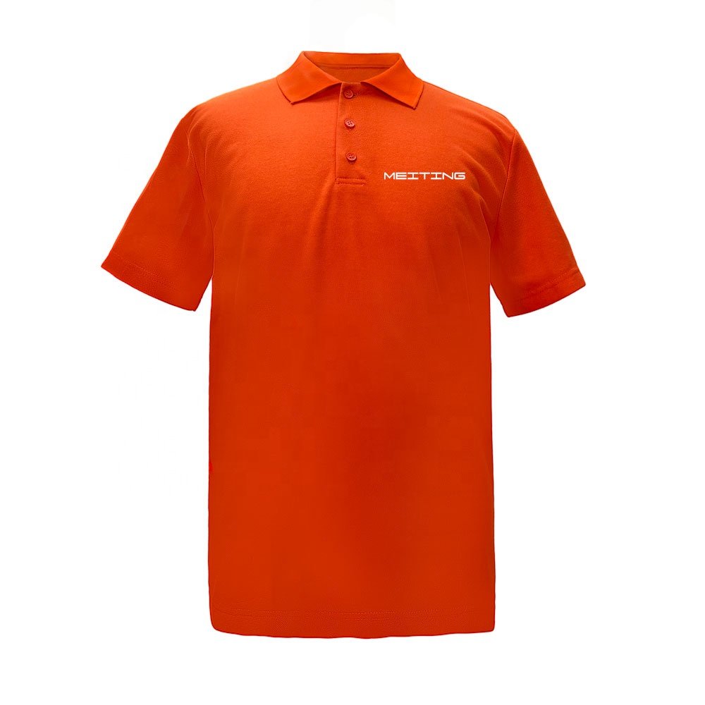 Custom Logo Mens High Quality 100% Cotton or Polyester Solid Color Blank Uniform Unisex Polo Shirts