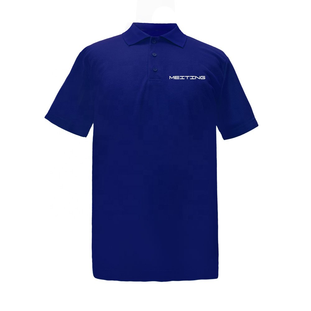 Custom Logo Mens High Quality 100% Cotton or Polyester Solid Color Blank Uniform Unisex Polo Shirts