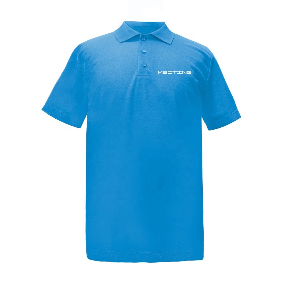 Custom Logo Mens High Quality 100% Cotton or Polyester Solid Color Blank Uniform Unisex Polo Shirts