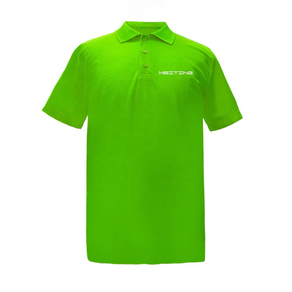 Custom Logo Mens High Quality 100% Cotton or Polyester Solid Color Blank Uniform Unisex Polo Shirts