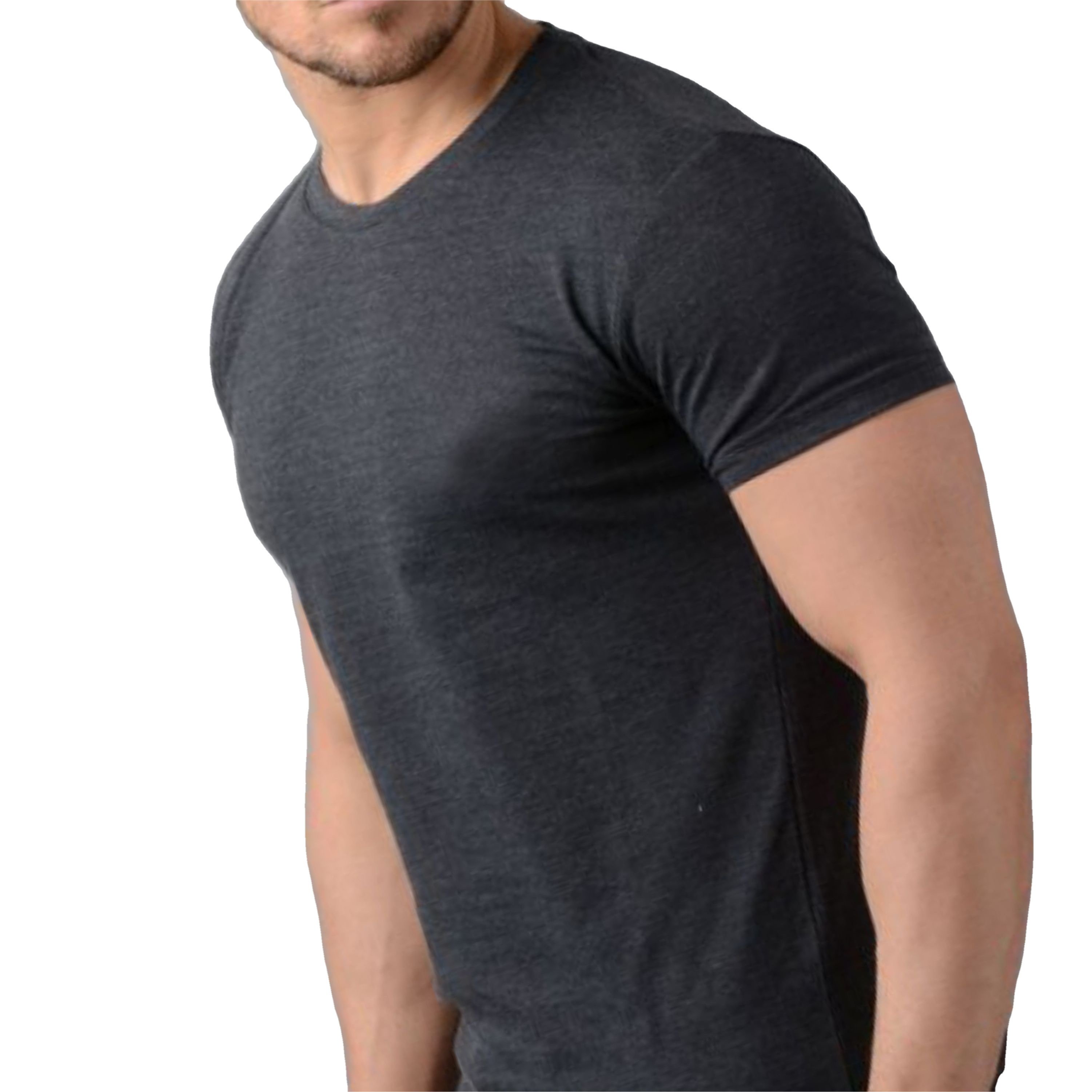 Custom Manufacturer Men's Longline Oversized T-Shirt: Fashion Short Sleeve with Extended Curved Hem
