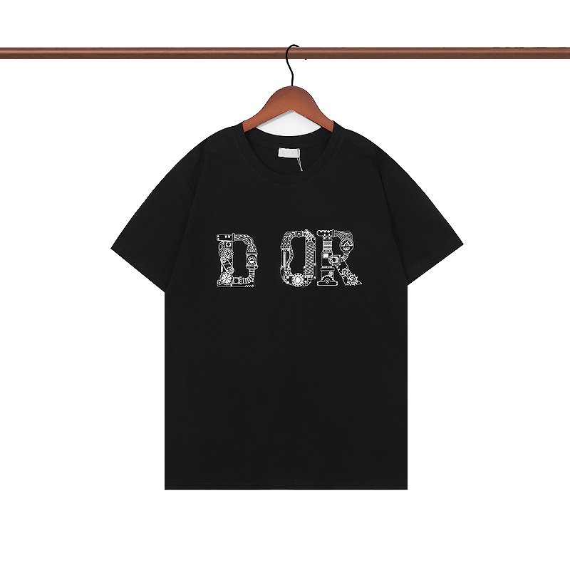 Wholesale luxury designer t-shirt clothing famous brand clothing high quality 100% cotton oversized men's t-shirt